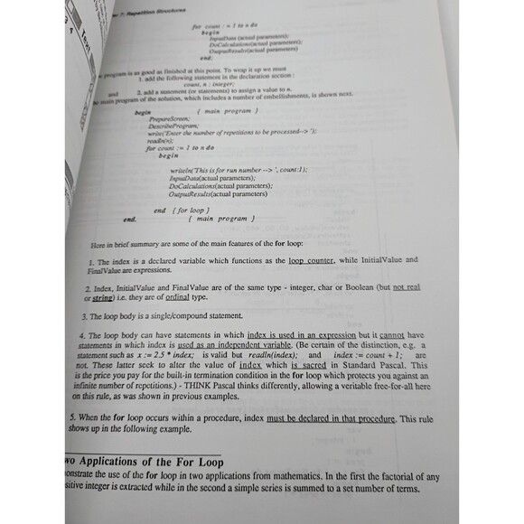Vintage Problem Solving With Pascal On The Macintosh By Dr. T.K. Lim, 1992 - Picture 16 of 16